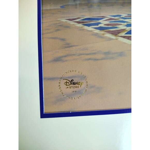 Disney Beauty & The Beast Lithograph, Diamond Edition Print, Belle Beast Dancing - Picture 2 of 3